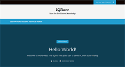 Desktop Screenshot of iqrace.com
